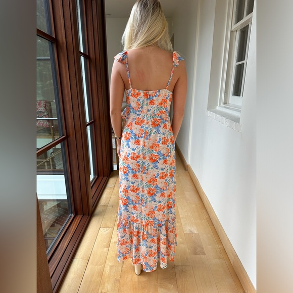 ASTR The Label Sweetheart Floral Ruffle Mido Dress size S - Picture 9 of 10